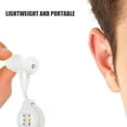 thumbnail image 3 of PTOOTP Elastic Stretch Earphones, White, Lightweight, Noise Isolation, Easy to Use, 2Pcs, 3 of 8