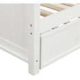 thumbnail image 6 of Harper & Bright Designs Twin Size Wood Daybed with Twin Size Trundle, White, 6 of 8