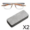 thumbnail image 1 of 2xSport Gafas De Lectura De Luz Azul Bloqueo De Anteojos Para Mujeres Hombres Viajar Gris Naranja 150 &deg;, 1 of 9