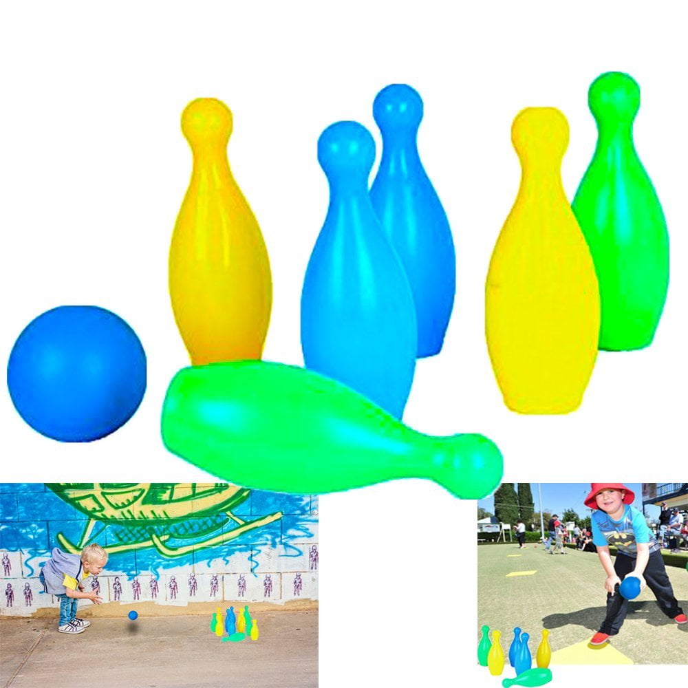 large plastic bowling set