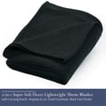thumbnail image 5 of Brookstone Fleece Blanket 2 in 1 Super Soft Cozy Portable Travel Blanket with Carrying Case, 5 of 7