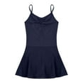 thumbnail image 3 of IEFIEL Kids Girls Spaghetti Straps Backless Ballet Dance Dress V Neck Sleeveless Camisole Leotard Dress, 3 of 5