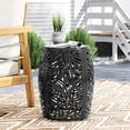 thumbnail image 4 of Durable Powder-Coated Frame Table - Tropical Palm Leaf Pattern - Indoor Seating - No Assembly Needed, 4 of 6