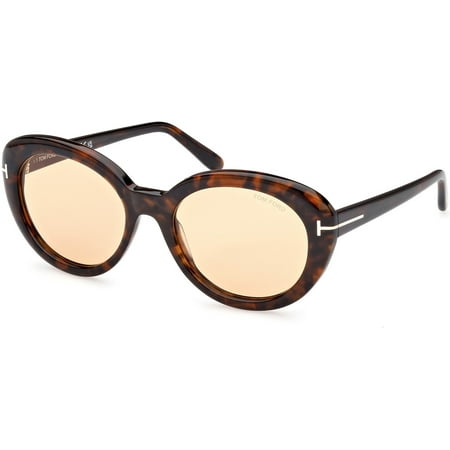 UPC 889214385222 product image for Tom Ford Lily Brown Oval Ladies Sunglasses FT1009 52E 55 | upcitemdb.com