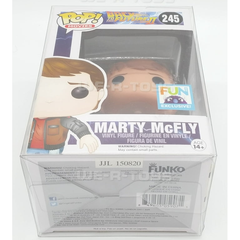 Funko Pop Movies Back To The Future 2 Marty McFly On Hoverboard Exclusive Vinyl Figure Walmart