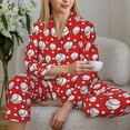 thumbnail image 6 of Sikiie Cute Baseball Women's Long-Sleeve Shirt and Full-Length Bottom Pajama Set (s-xxl)-Medium, 6 of 7