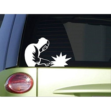 Welder Decals - Welder Sticker *I822* 6x6 Vinyl welding decal