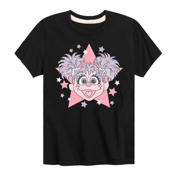 Sesame Street - Abby Head - Toddler and Youth Short Sleeve Graphic T-Shirt