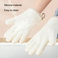 thumbnail image 5 of Baking Glove Ultra-thick, Heat-Resistant, Reusable, Non-slip Texture, Easy to Clean, Anti-scald, Silicone, High-Temperature Resistant, Oven Baking Mitt, Kitchen Supplies, 5 of 8