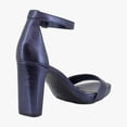 thumbnail image 5 of Naturalizer Women's Joy Heeled Sandals Navy Metallic Leather 8W, 5 of 8