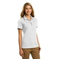 thumbnail image 4 of Port Authority Women's Flat Knit Collar Tipped Polo Shirt, 4 of 6