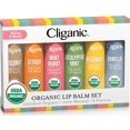 thumbnail image 1 of Set de bálsamo labial Cliganic USDA Organic 12 sabores 100% naturales, 1 of 9