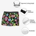 thumbnail image 3 of Zufioo Vector Mexican Otomi Style Bright Print Men's Boxer Briefs, Moisture Wicking Boxer Briefs Underwear-Medium, 3 of 5