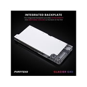 Phanteks Glacier G4090 GIGABYTE for GIGABYTE AORUS MASTER / GAMING RTX 4090, Nickel-Plated copper block, Acrylic, Aluminum Cover plate, Digital-RGB, Matte White