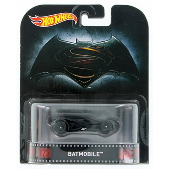 Batman vs Superman Batmobile - Black - Mattel DMC55/959A-5 - 1/64 Scale