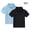 Black-A, variant on Fengqque Boys and Girls Summer Polo Shirt Golf Short Sleeve Button Lapel Sport 2-piece Set Shirts for 6-13 Years Old Blue-C 6 Years