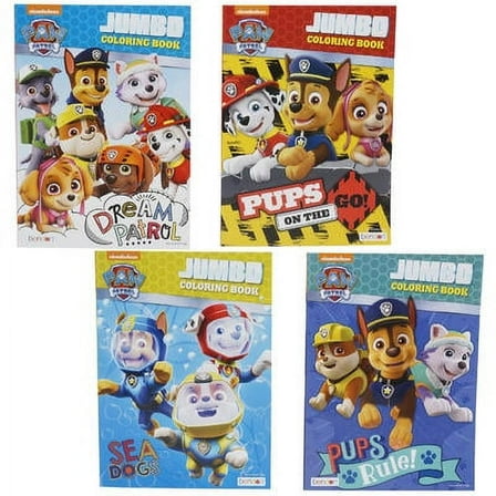 Paw Patrol Jumbo Coloring Book - Asst, 96pp-2 PCS