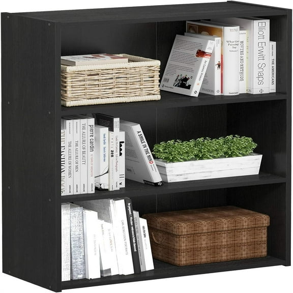 Book Shelf, 3-Tier Bookshelf, Bookcase, 9.7" x 23.7" x 31.5", for Living Room, Bedroom, Home Office