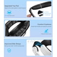 thumbnail image 6 of Battery Head Strap for Oculus Meta Quest 3/3S/2, QQV VR Headset Accessories for Quest 3 with 10000mAh Battery Pack,MQ5004, 6 of 8