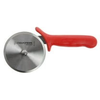 Dexter-Russell P177AR-PCP 4" Pizza Cutter Wheel, Commercial-Grade Stainless Steel Blade, Sani-Safe and Textured Polypropylene Red Handle, Made in USA