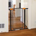 thumbnail image 7 of 36" Tall Extra Wide Dog Gate for Stairs and Doorway, 28"-36.5" Metal Safety Pet Gate with Door for Dogs, No Drill Adjustable Pressure Walk Through Long Dogs Gates for Wide Openings by LAZYLAND (Black), 7 of 7