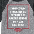 thumbnail image 3 of Ferris Bueller's Day Off - How Could I Possibly - Toddler And Youth Raglan Graphic T-Shirt, 3 of 5