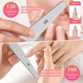 thumbnail image 2 of 6pcs Nail File Buffers, TSV Professional Nail File Set, Double Sided Nail Buffer File, Block Natural Manicure File, Acrylic Gel Nail Polisher, 100/150/180/220/240/280/1000/4000 Grit, 2 of 9