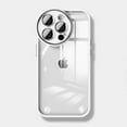 thumbnail image 4 of Nalacover for iPhone 14 Pro Max Clear Case,Luxury Crystal Transparent Hard PC Anti-Yellowing Soft TPU Silicone Bumper Shockproof with Anti-scratch Camera Lens Protector Slim Back Phone Cover.White, 4 of 9