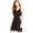 Noir - caviarblack, variante sur Material Girl Robe Ligne A en Dentelle Découpée sur le Côté pour Femmes, Noir, Juniors, Très Grand