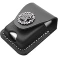 thumbnail image 2 of Handmade Fliptop Leather Lighter Pouch Holder Case with Pocket Belt Loop, 2 of 7