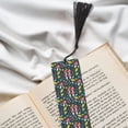 thumbnail image 6 of Kdxio Cartoon Leaf Mushroom Red Print Metal Tassel Bookmarks,Perfect Gift for Art Lovers and Bookworms Metal Bookmarks for Women, 6 of 8