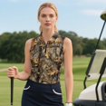thumbnail image 3 of KEIAHUAN Camouflage Hunting Sleeveless Athletic Tops for Women Versatile Zip Up Trendy Tennis Shirts with Pockets Versatile Elegant Golf T-Shirts Racerback Summer Clothing, 3 of 7