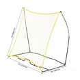 thumbnail image 6 of KFFKFF Football Return System, Compact Soccer Coaching Tool, 7x7FT Metal & Synthetic Fabric Soccer Training Gear, Athletic Football Bounce Back Wall with Carry Bag, 6 of 9