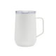 thumbnail image 2 of Taza de acero inoxidable doble pared con popote-tasse blanco 13 x 15.2, 2 of 2