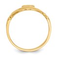 thumbnail image 2 of 14k Yellow Gold Baby Claddagh Ring, 2 of 9
