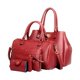 thumbnail image 5 of Juego de 5 uds. de bolsos de hombro, bolso con cadena, conjunto de bolsos de cuero PU para mujer, cómodo bolso de moda práctico y duradero, tarjetero Rojo Yinane Bolso de mujer, 5 of 8