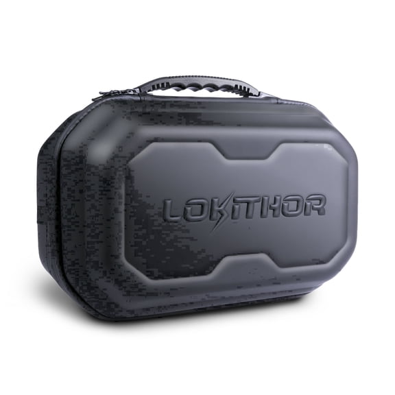 LOKITHOR JA Series Jump Starter EVA Portable Storage Case with Handle, Inner Compartment for Cables & Air Hose, Waterproof, Dustproof Carrying Case