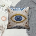 thumbnail image 2 of QZHH  Rectangular Throw Pillow Cover,Evil Eye Pattern Cushion Case,Pillowcase for Abstract Beautiful Ornament Traditional Trendy Blue Sofa Couch Bedroom Living Room Home Decoration,12x20 Inch, 2 of 5