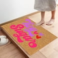 thumbnail image 6 of NANDIYNZHI Valentine's Day Coir Doormat Romantic Red Heart Non Slip Welcome Door Mat Valentine's Day Rug Decorative Front Door Mat for Porch Indoor Outdoor Decor Gifts, 6 of 8