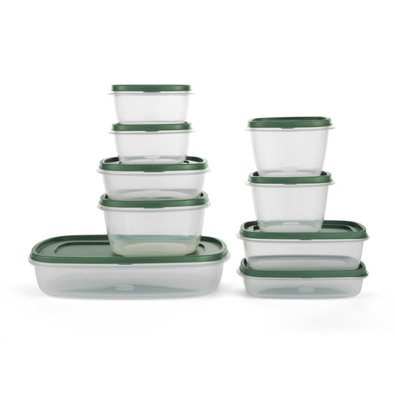 Rubbermaid Easy Find Lids Variety Set of 9 Food Storage Containers with Vented Lids