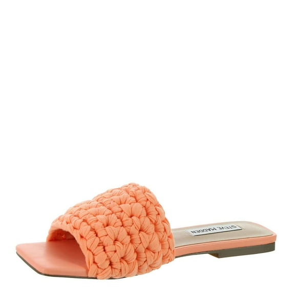 Steve Madden Women's MALDEVE Sandal, Orange, 9.5