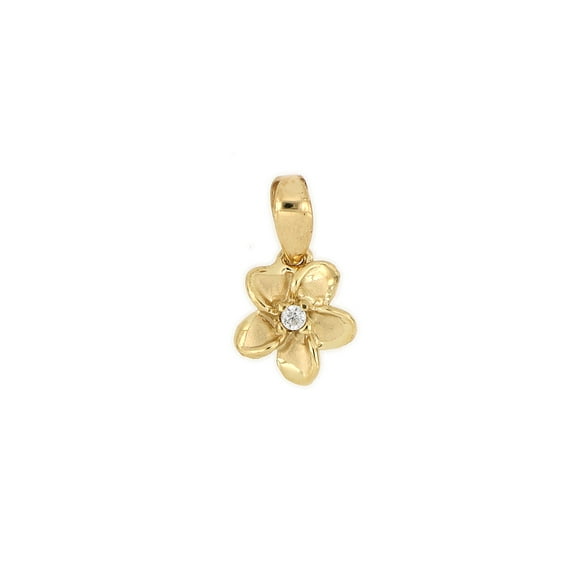 Hi Jewelry Plumeria Pend