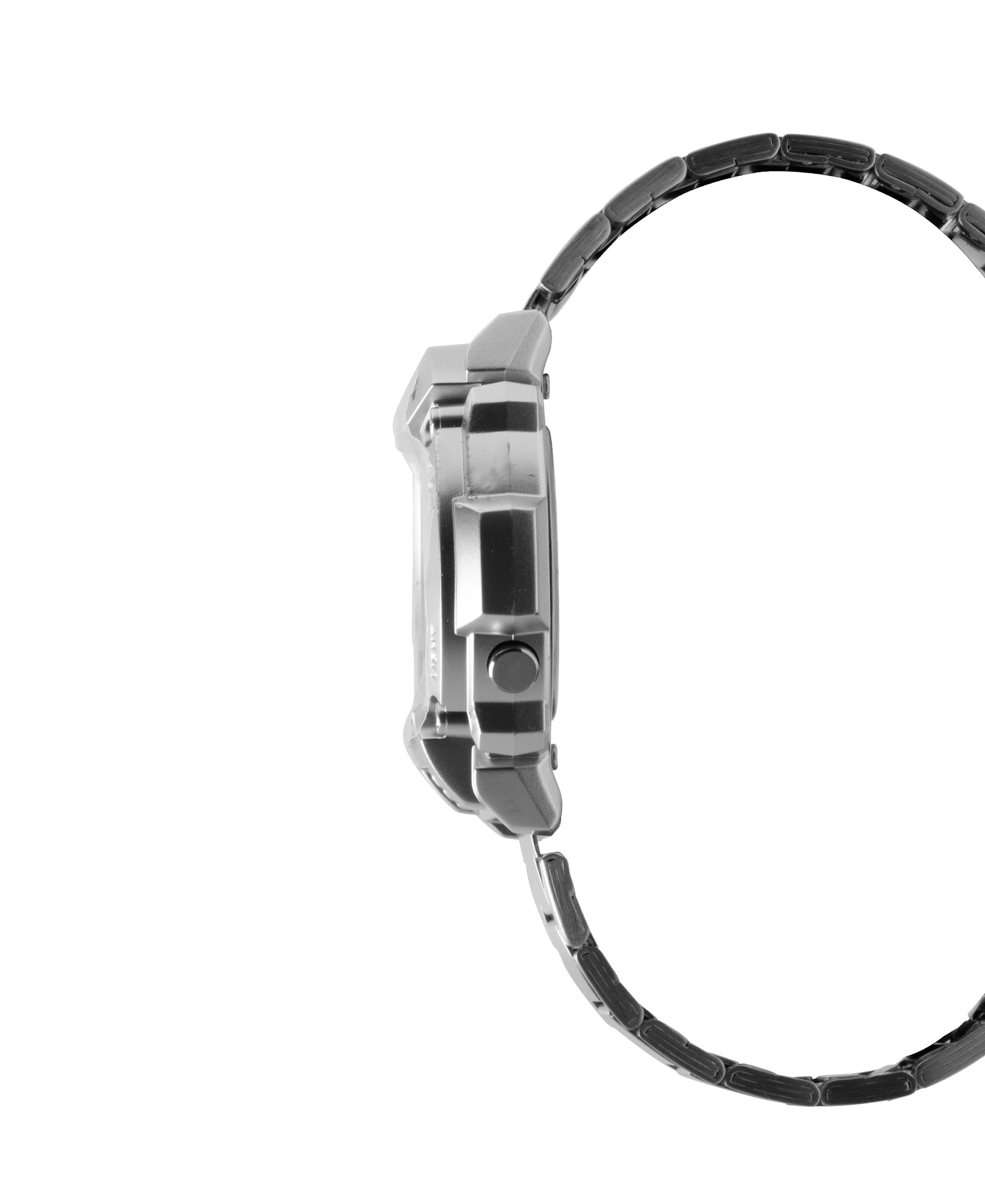 Casio Men's Digital LCD Stainless Steel Band Wristwatch W219HD-1AV