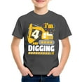 thumbnail image 4 of BOOMNY Toddler Boys Tshirts Short Sleeve T Shirts for Boys Cartoon Excavator Graphic Breathable Loose Fit Cozy Childrens Athletic Tees, 4 of 4