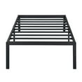 thumbnail image 2 of Olee Sleep 18 Inch Tall Heavy Duty Steel Slat/ Anti-slip Support/ Easy Assembly/ Mattress Foundation/ Maximum Storage/ Noise Free/ No Box Spring Needed, Black, 2 of 2