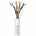 thumbnail image 2 of Genesis 63611101 CAT6 Plenum Cable, 23/4 Solid BC, Unshielded, UTP, CMP, FT6, 1000' (304.8m), REELEX Pull Box, White, 2 of 2