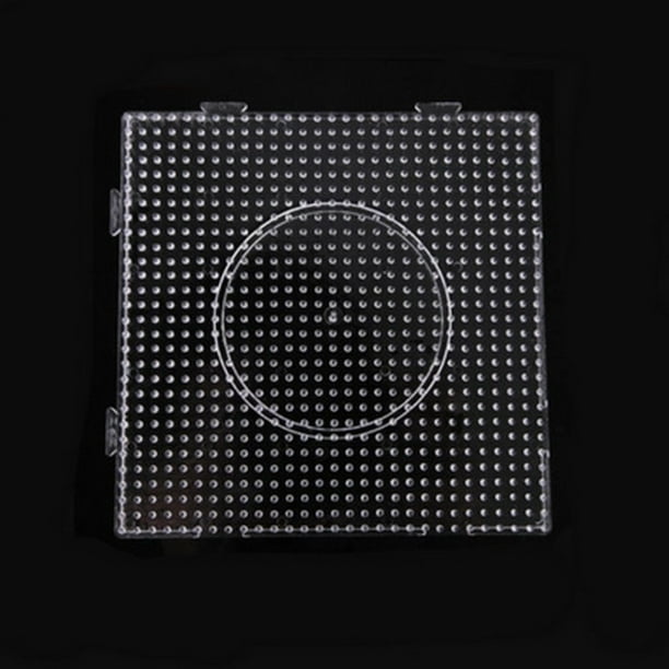 (Large square 5mm) NEW Large Pegboards for Perler Bead Hama Fuse Beads Clear Square Design Board