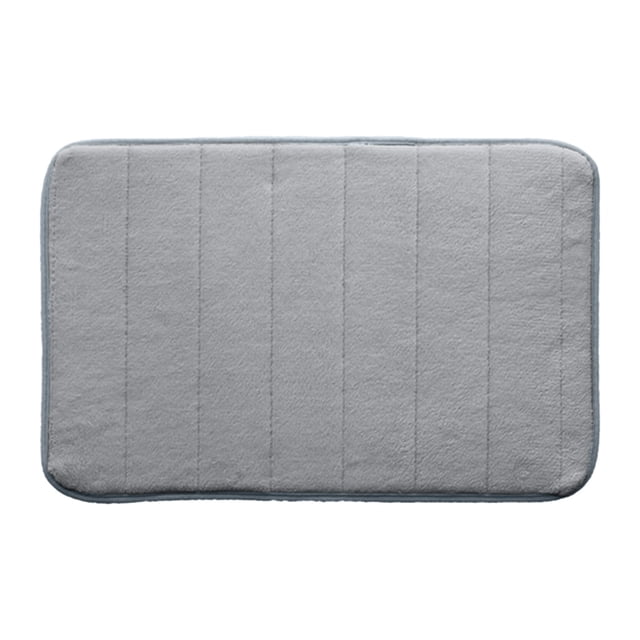 Yhmxh Alfombrillas de baño para baño Alfombra de baño Tapetes de vellón grueso acolchados para cocina y baño, tapetes de espuma de color liso para puerta de entrada, 50 x 80 cm Decoración del baño