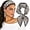 A-Black Border, variant on Long Shawl Scarves for Women Leopard Pattern Wrap Scarf 15*150CM Silk Satin Headscarf Thin Headbands