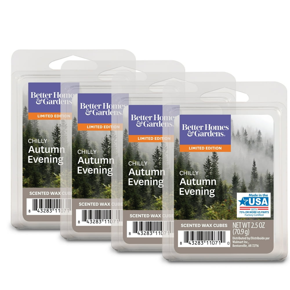 Better Homes & Gardens 2.5 oz Chilly Autumn Evening Scented Wax Melts